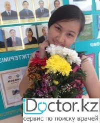 На фотографии изображён Альфия Танирберген Уалихановна