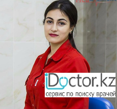 На фотографии изображён Стоматолог Гуламова Дильнара Эркиновна