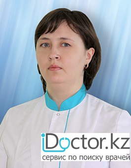 На фотографии изображён Функционалдық диагностика маманы Сторожева Евгения Николаевна