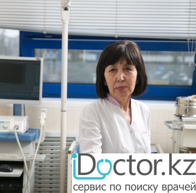 На фотографии изображён Акушер-гинеколог Джунубаева Гульнар Кенесовна