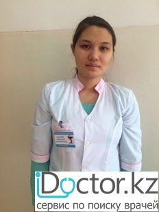 На фотографии изображён Акушер-гинеколог Магалова Салтанат Дуйсебеккызы