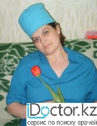 На фотографии изображён Реаниматолог Садвокасова Ольга Дмитриевна