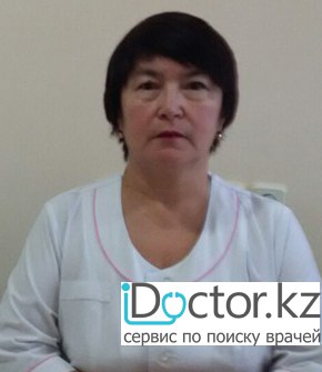 На фотографии изображён Терапевт Акшалова Ляззат Абусагитовна