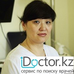 На фотографии изображён  Джунусова Миргуль Сайлюкановна
