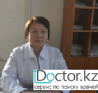 На фотографии изображён Терапевт Жакиянова Куляш Касымжановна