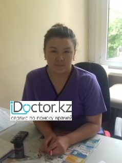 На фотографии изображён Акушер-гинеколог Айнакулова Айгуль Маратовна