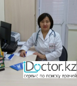 На фотографии изображён Педиатр Жумабекова Нуржанат Кабдылкаковна