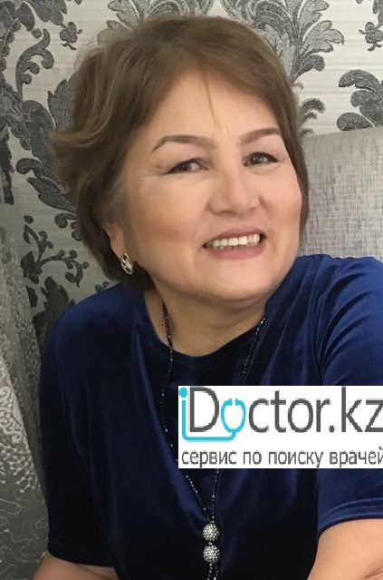 На фотографии изображён Акушер Исмагамбетова Бибигуль Халеловна