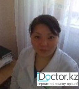 На фотографии изображён Психиатр Рахманкулова Жанар Данияловна