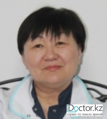 На фотографии изображён Акушер-гинеколог Абдразакова Айжан Бекеновна