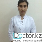 На фотографии изображён ВОП (врач общей практики) Нурпеис Карлыгаш Кошенбайкызы