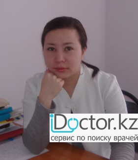 На фотографии изображён Психиатр Жайлаубекова Гаухар Сейлхановна