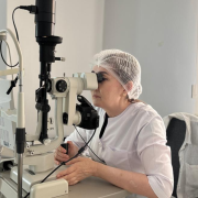 На фотографии изображён Офтальмолог (окулист) Абилашимова Гульнар