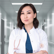 На фотографии изображён Пульмонолог Рахметова Бибинур Хаксимгалиевна