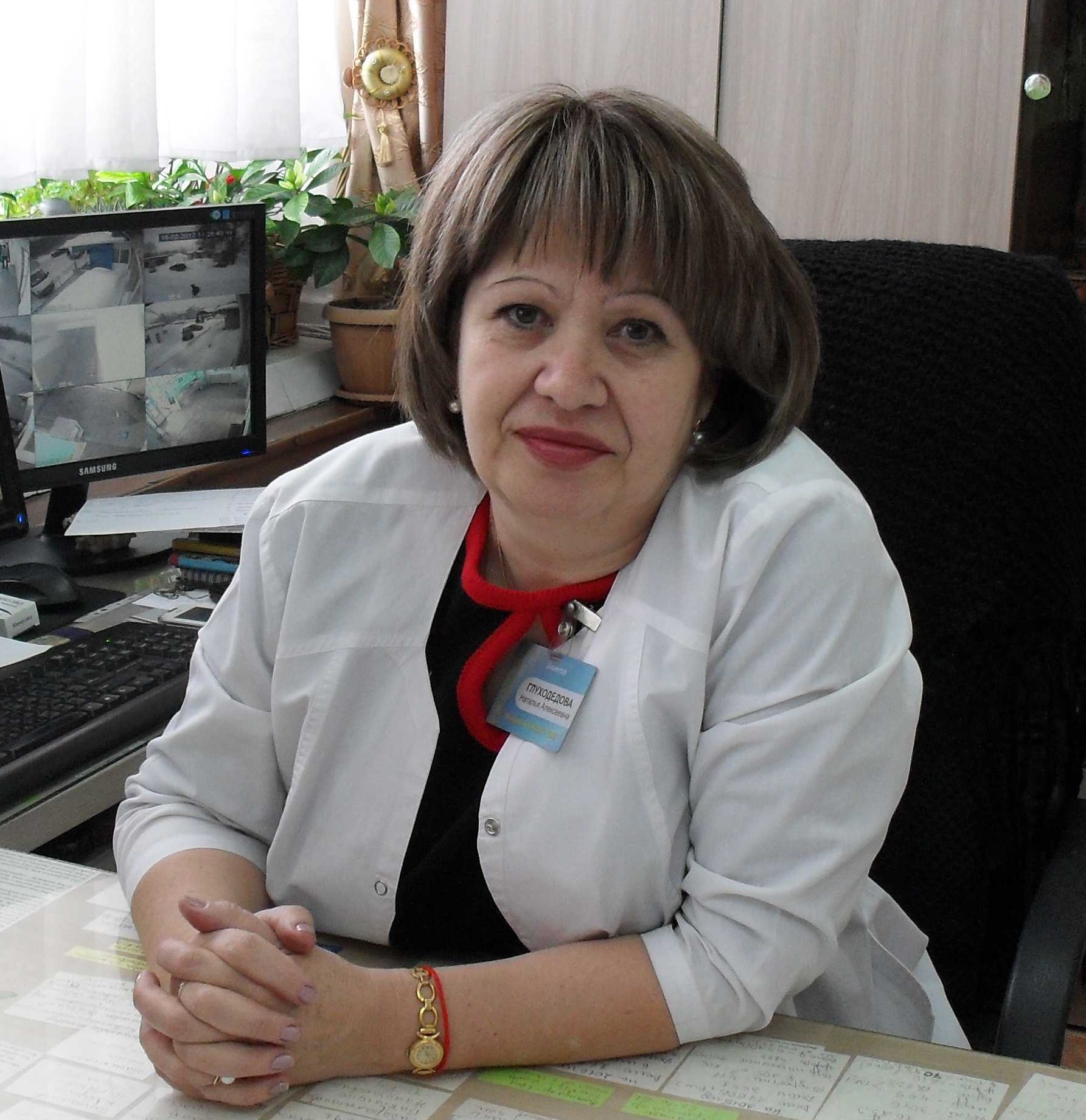 На фотографии изображён Педиатр Глуходедова Наталья Алексеевна
