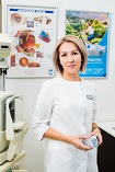 Суретте Офтальмолог (көз дәрігері) Испулова Лейла Амангельдиновна