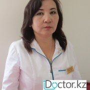 На фотографии изображён Педиатр Алипова Бакытгул Байдуллаевна