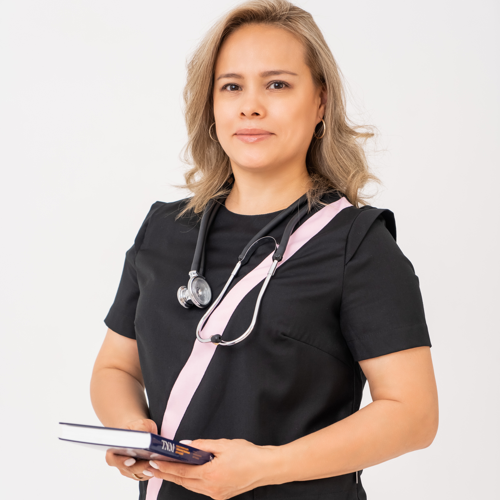 На фотографии изображён Хирург Рахимжанова Елена Юрьевна