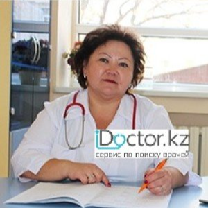 На фотографии изображён Педиатр Куматаева Нурсулу Ишметовна