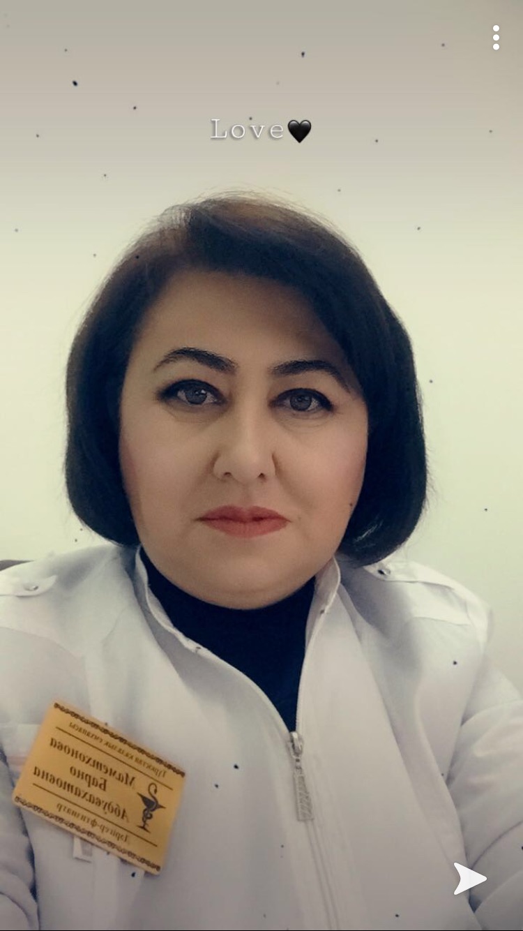 Суретте Фтизиатр Маметхонова Барно Абдувахатовна