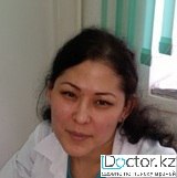 На фотографии изображён Акушер-гинеколог Жупарымбетова Акерке Алмасбаевна