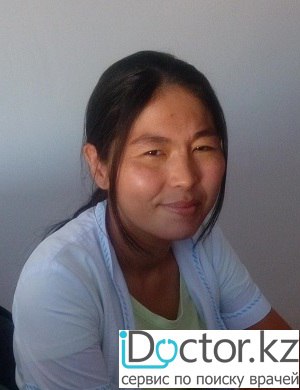 На фотографии изображён Акушер-гинеколог Алмухамбетова Гулнур Кенжетаевич