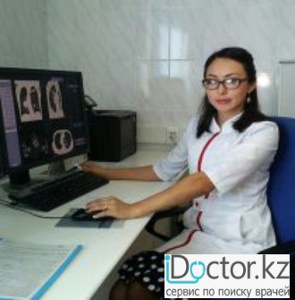 На фотографии изображён Рентгенолог Абишева Айгерим Сериковна