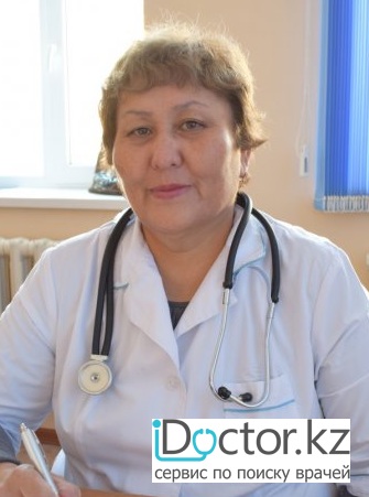На фотографии изображён Педиатр Абенова Нуржамал Туркпеншиевна