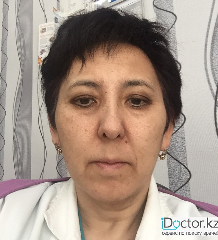 На фотографии изображён Травматолог Мукашева Шолпан Мирзагуловна