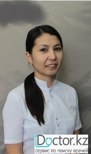 На фотографии изображён  Жубанова Айнара Сиеткалиевна