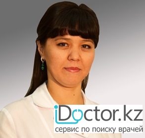 На фотографии изображён Неонатолог Есбосинова Маншук Султанмуратовна