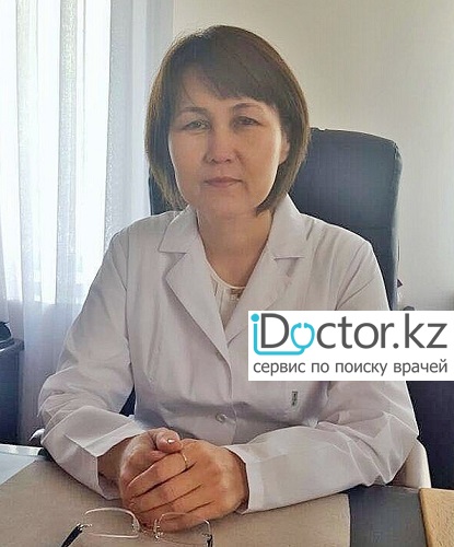 На фотографии изображён Стоматолог Есимова Жанат Куттумбетовна